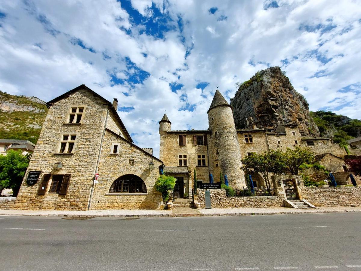 Hotel-Restaurant Le Manoir De Montesquiou La Malène Buitenkant foto