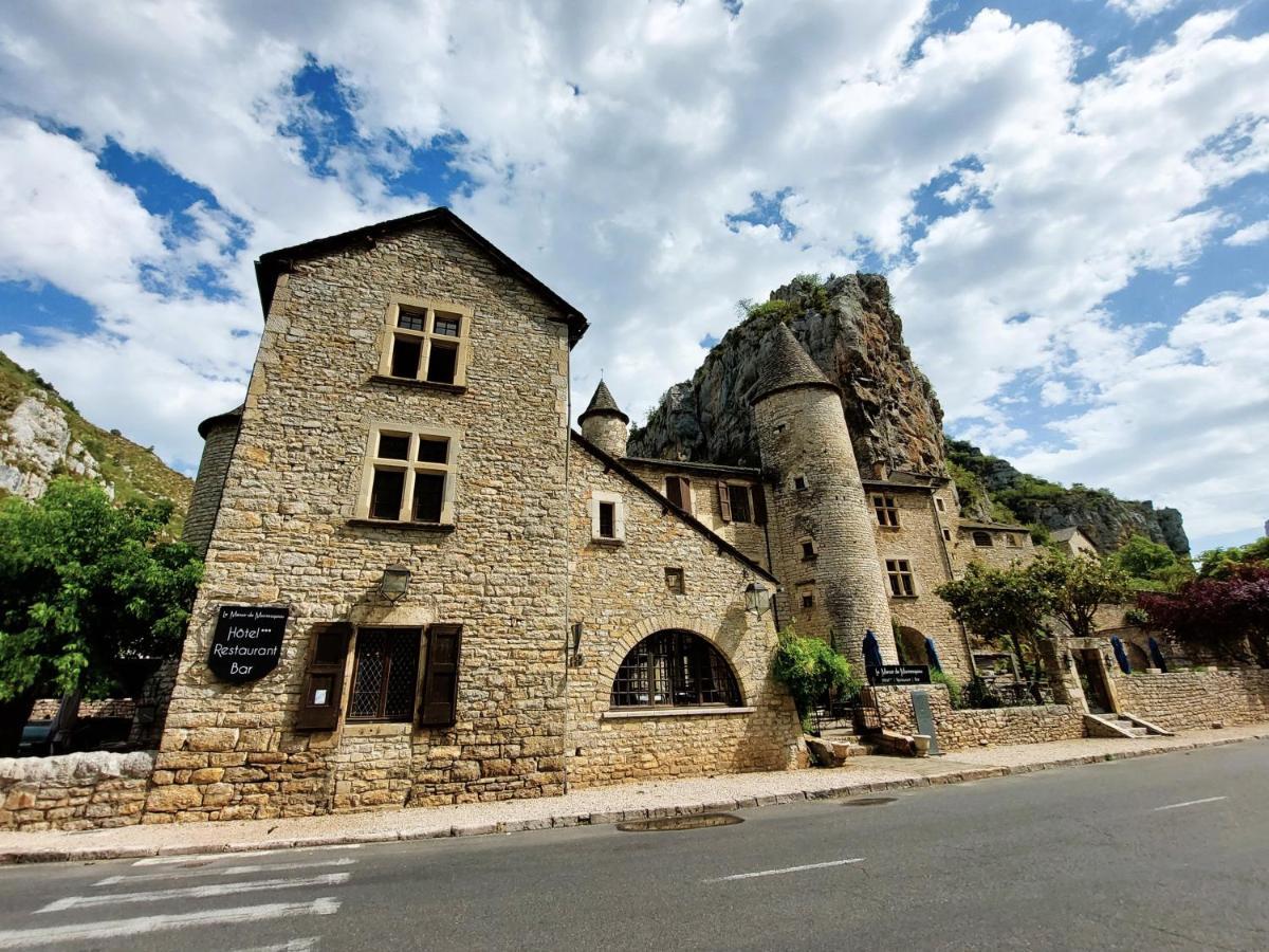 Hotel-Restaurant Le Manoir De Montesquiou La Malène Buitenkant foto